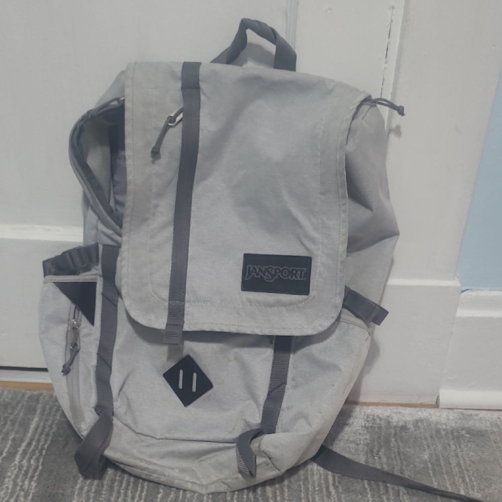 JanSport Light Gray Backpack for Men